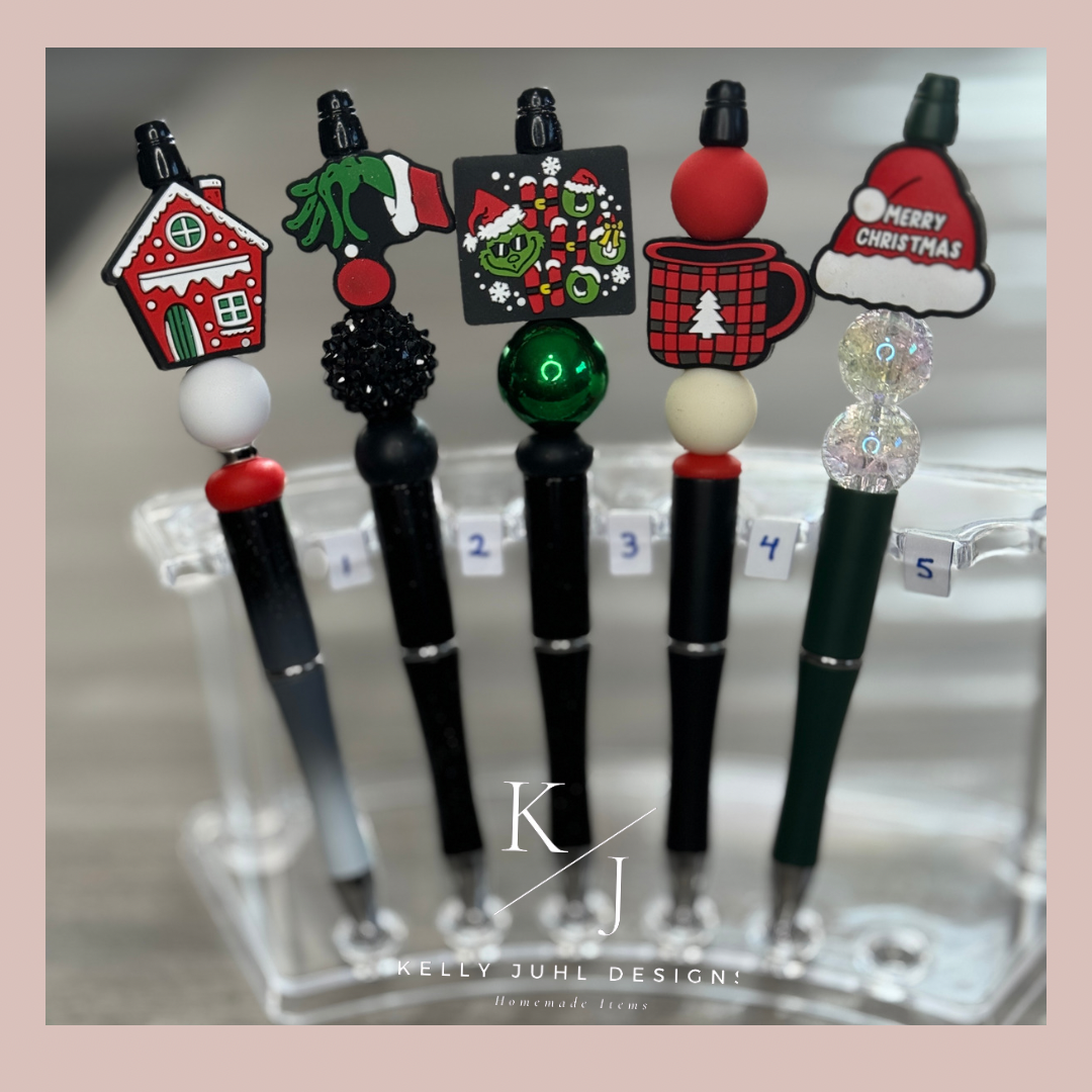 Holiday Beaded Pens
