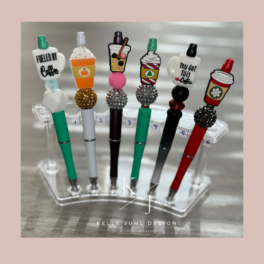 Coffee Beaded Pens