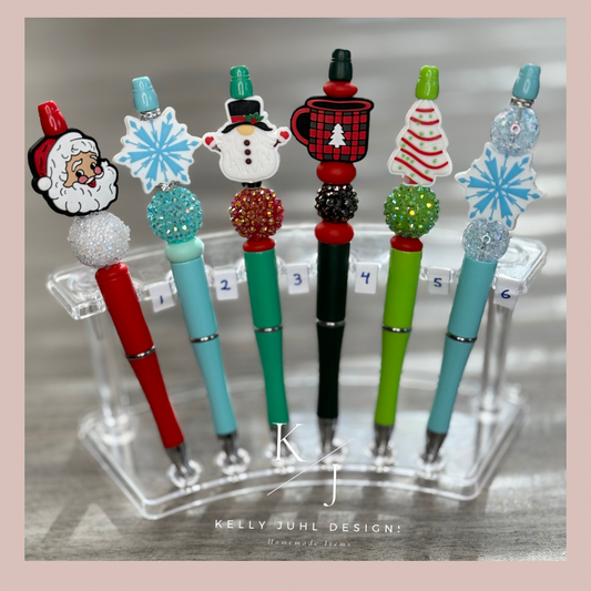 Holiday Beaded Pens