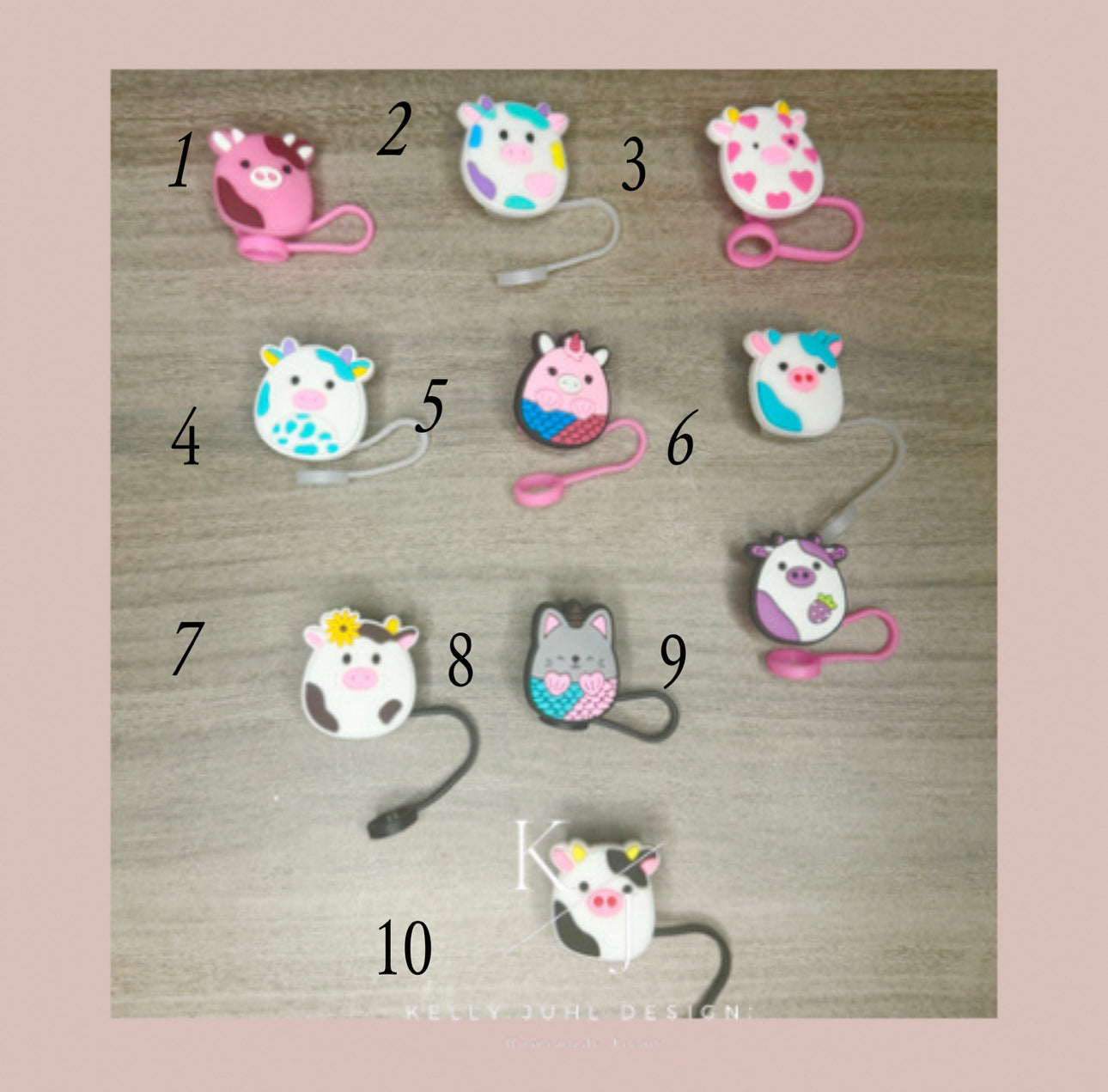 10 mm Straw Toper: Squishmallow